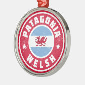 パタゴニアのウェールズの旗 メタルオーナメント (左)