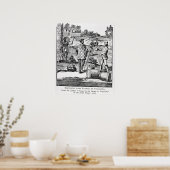 パタゴニアの先住民でバータリング ポスター (キッチン)