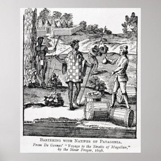 パタゴニアの先住民でバータリング ポスター (正面)