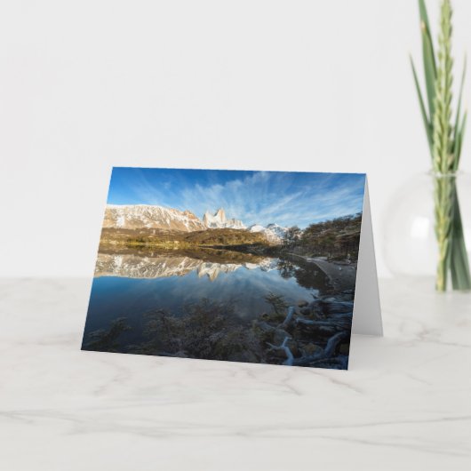 パタゴニアの反射 カード (正面)