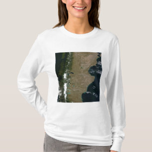 パタゴニアの地域の衛星概観 Tシャツ
