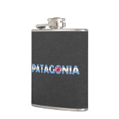 パタゴニアの旗のフォント フラスク (左)