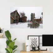 パタゴニアアルゼンチンのバリローチェ市民センター ポスター (ホームオフィス)