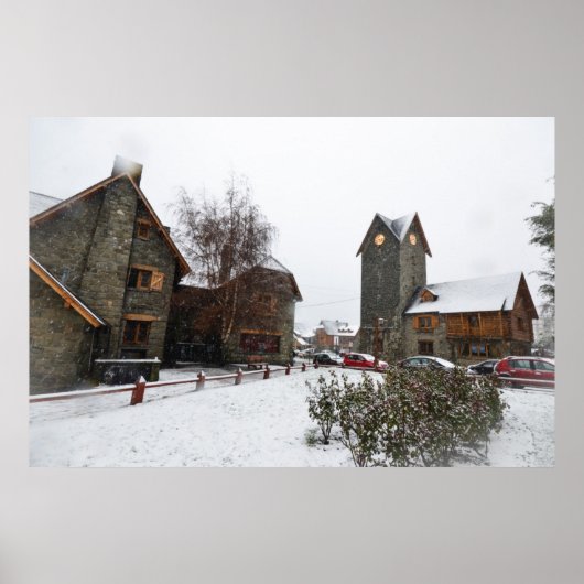 パタゴニアアルゼンチンのバリローチェ市民センター ポスター (正面)