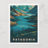 パタゴニアアルゼンチン有名な旅行の場所 ポストカード (正面)