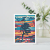 パタゴニアアルゼンチン有名な旅行の場所 ポストカード (スタンド正面)