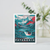 パタゴニアアルゼンチン有名な旅行の場所 ポストカード (スタンド正面)