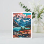 パタゴニアアルゼンチン有名な旅行の場所 ポストカード (スタンド正面)