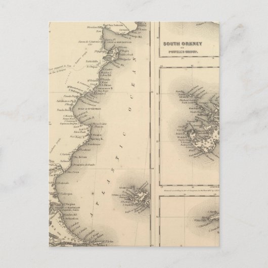 パタゴニアサウスオークニーまたはパウエルズグループ ポストカード (正面)