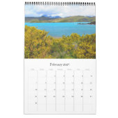 パタゴニアチリ カレンダー (2月 2027)