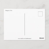 パタゴニアチリ ポストカード (裏面)