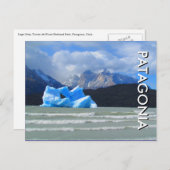 パタゴニアビーチ氷山 ポストカード (正面/裏面)