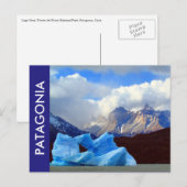 パタゴニアラゴグレー ポストカード (正面/裏面)