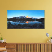 パタゴニア湖カプリのパノラマビュー キャンバスプリント (インサイチュ (リビング))