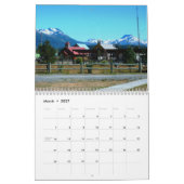 パタゴニア2010年の色 カレンダー (3月 2027)