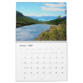 パタゴニア2010年の色 カレンダー (1月 2027)