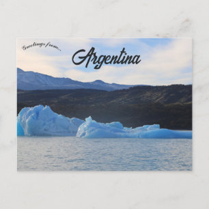 パタゴニア・アルゼンチンの氷山 ポストカード