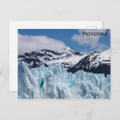 パタゴニア・アルゼンチン山脈の氷河の旅行写真 ポストカード (正面/裏面)