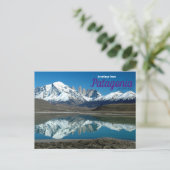 パタゴニア・アルゼンチン・ポストカードのご挨拶 ポストカード (スタンド正面)