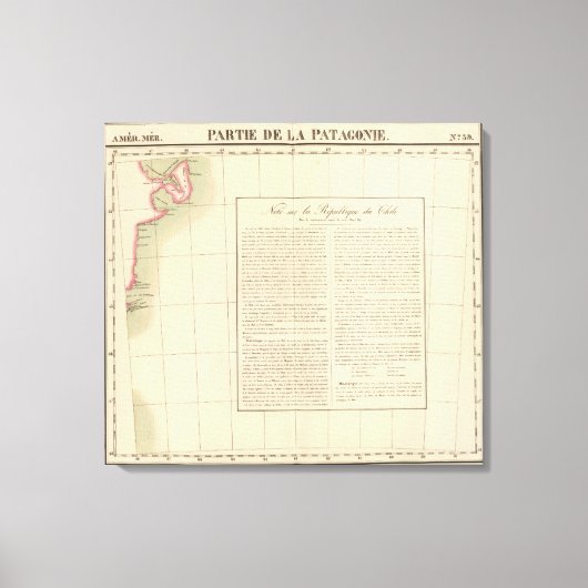 パタゴニア、南米39 キャンバスプリント (正面)