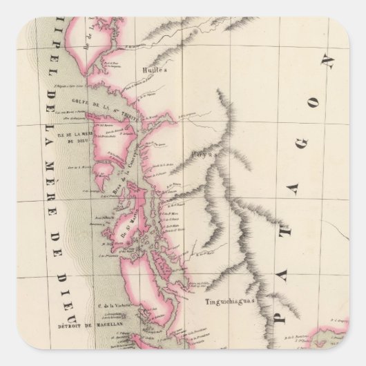 パタゴニア、南米40 スクエアシール (正面)