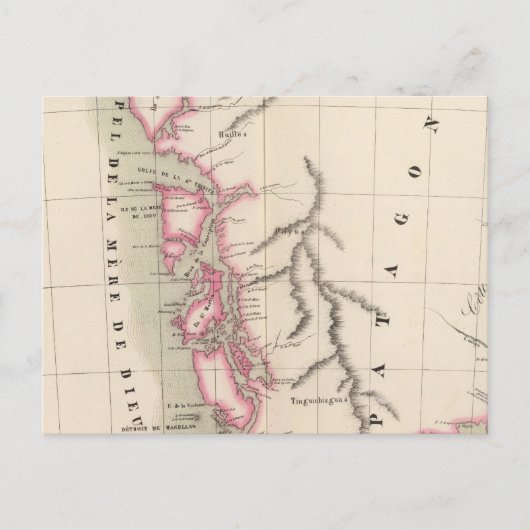 パタゴニア、南米40 ポストカード (正面)