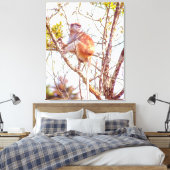 パタスは木に登っている キャンバスプリント (インサイチュ (寝室))