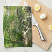 パタスコリバービューメリーランド自然写真 キッチンタオル (四つ折り)