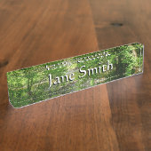 パタスコリバービューメリーランド自然写真 デスクネームプレート (側面)