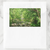 パタスコリバービューメリーランド自然写真 長方形シール (バッグ)