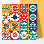 パタスタイリッシューンカラフルメキシカンパペルピカドホーム タイル