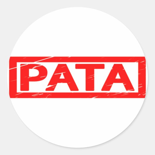 パタスタンプ ラウンドシール (正面)