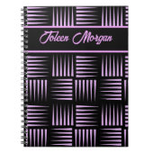 パタパーソナライズされたーンカラフルなし ノートブック (正面)