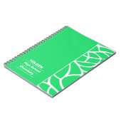 パタパーソナライズされたーンカラフルなし ノートブック (左側)