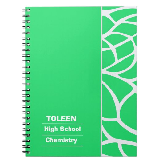 パタパーソナライズされたーンカラフルなし ノートブック (正面)