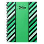 パタパーソナライズされたーンカラフルなし ノートブック (正面)