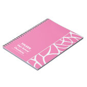 パタパーソナライズされたーンカラフルなし ノートブック (左側)