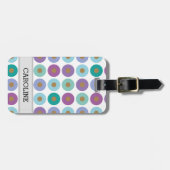 パタモダンカラフルガーリーーン ラゲッジタグ (正面横)