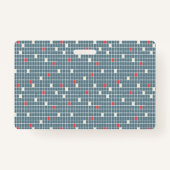 パタモダンーン先生教育スタッフの写真ID バッジ (裏面)