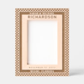 パタモダンーン氏とミセスエレガントはパーソナライズされた レーザー彫刻フレーム (正面)