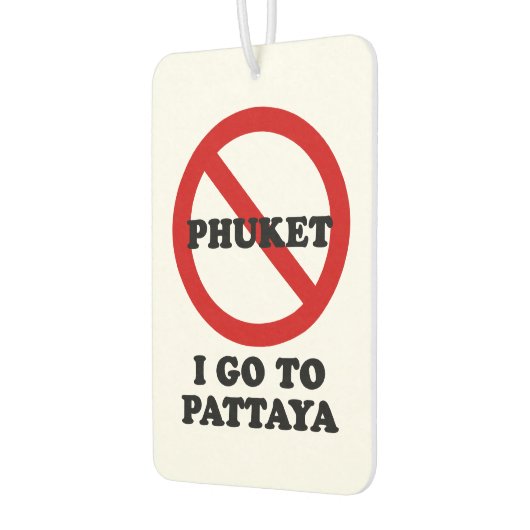 パタヤに行く カーエアーフレッシュナー (左)