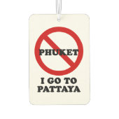 パタヤに行く カーエアーフレッシュナー (裏面)