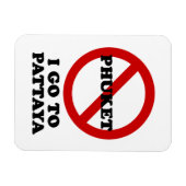 パタヤに行く マグネット (横)