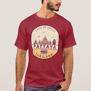 パタヤタイランドシティスカイラインエンブレム Tシャツ