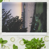 パタヤビーチサンセット…チョンブリ（タイ） キッチンタオル (折り畳み)