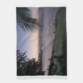 パタヤビーチサンセット…チョンブリ（タイ） キッチンタオル (縦)