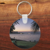 パタヤビーチサンセット…チョンブリ（タイ） キーホルダー (正面)