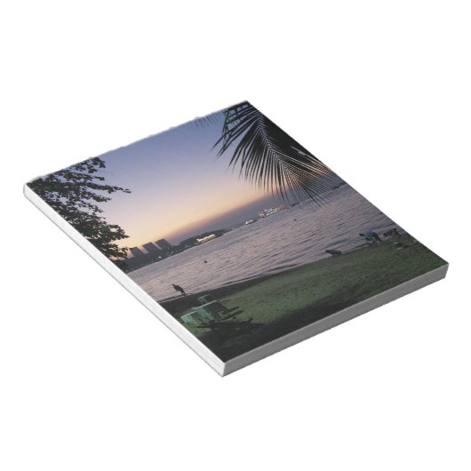 パタヤビーチサンセット…チョンブリ(タイ) ノートパッド (アングル)