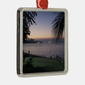 パタヤビーチサンセット…チョンブリ(タイ) メタルオーナメント (右)