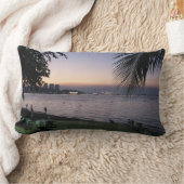 パタヤビーチサンセット…チョンブリ（タイ） ランバークッション (ブランケット)